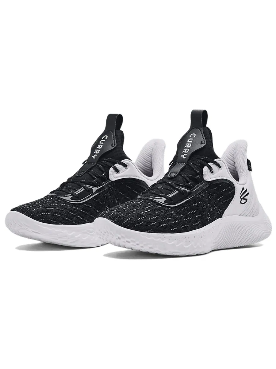 Кроссовки Under Armour Curry 9 Team 'White Black' — изображение 3 из 5, черный