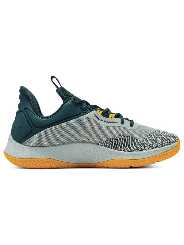 Кроссовки curry hovr splash 2 'illusion green tourmaline teal' Under Armour — изображение 2 из 4, зеленый//желтый
