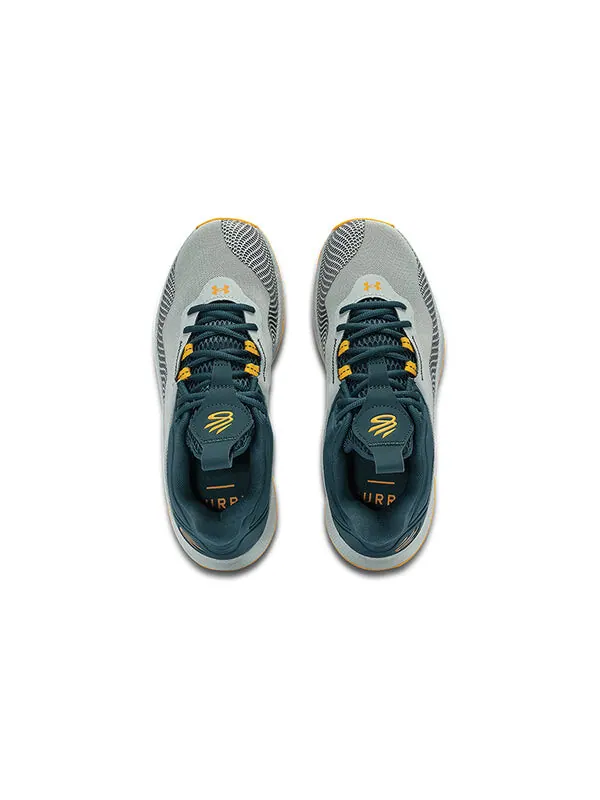 Кроссовки curry hovr splash 2 'illusion green tourmaline teal' Under Armour — изображение 4 из 4, зеленый//желтый