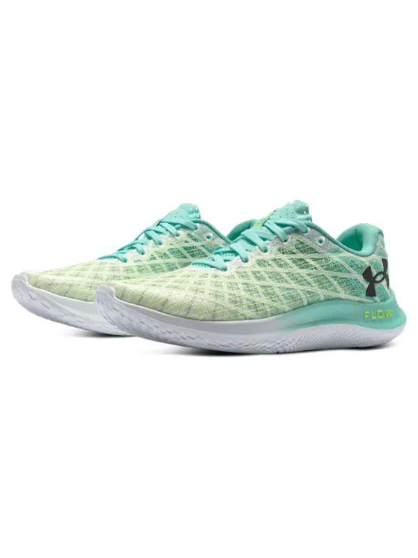 Кроссовки flow velociti wind 2 cn 'white green breeze' Under Armour — изображение 3 из 4, белый/зеленый/черный
