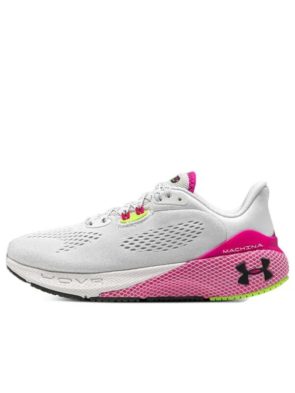Кроссовки hovr machina 3 cn 'white pink' Under Armour — изображение 1 из 4, белый/розовый