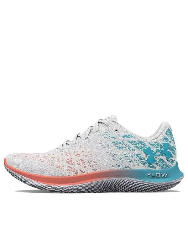 Кроссовки flow velociti wind 2 cn 'white blue orange' Under Armour — изображение 1 из 4, белый/синий/оранжевый