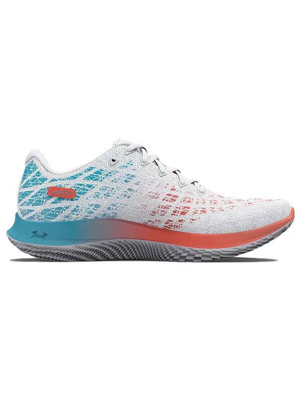 Кроссовки flow velociti wind 2 cn 'white blue orange' Under Armour — изображение 2 из 4, белый/синий/оранжевый