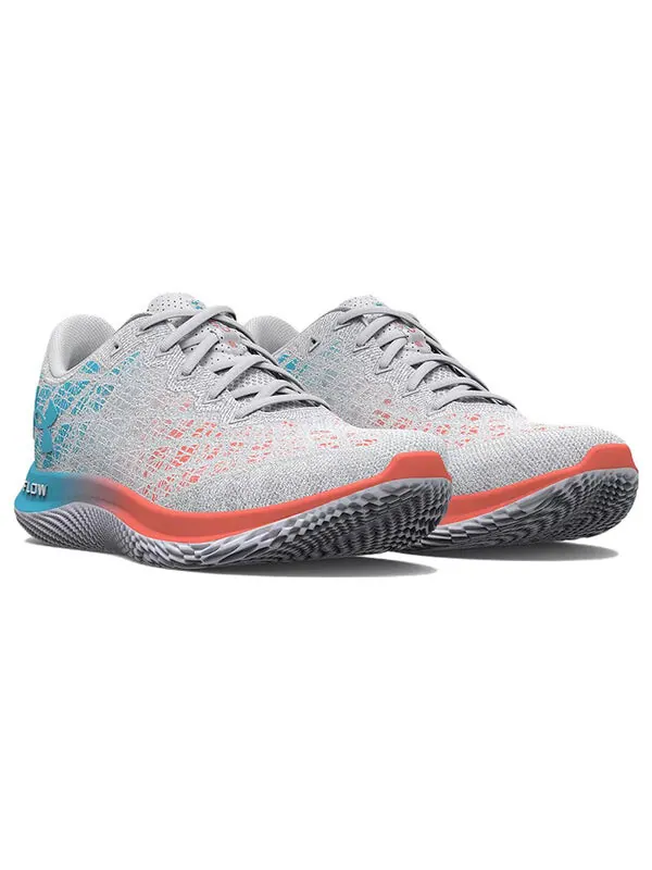 Кроссовки flow velociti wind 2 cn 'white blue orange' Under Armour — изображение 3 из 4, белый/синий/оранжевый