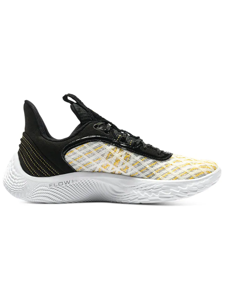 Кроссовки Under Armour Curry 9 'Warp The Game Day - White Black' — изображение 2 из 5, белый