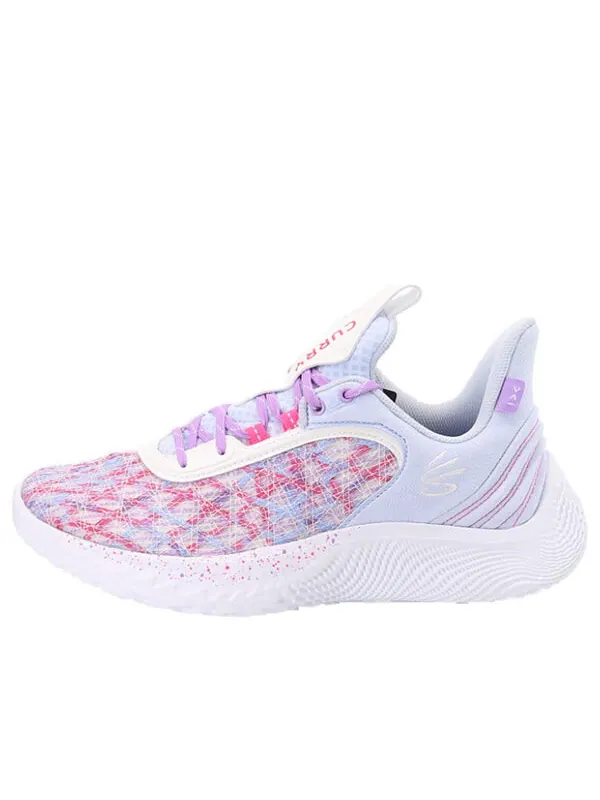 Кроссовки curry flow 9 'for the w' Under Armour — изображение 1 из 4, синий/фиолетовый/розовый