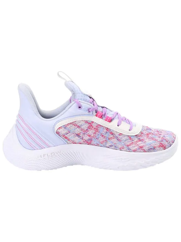 Кроссовки curry flow 9 'for the w' Under Armour — изображение 2 из 4, синий/фиолетовый/розовый