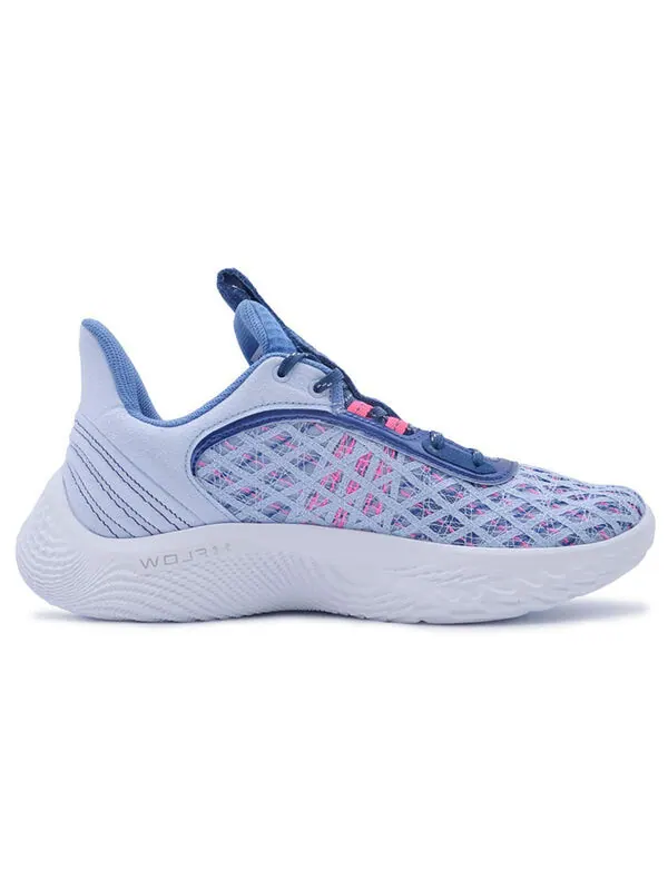 Кроссовки curry flow 9 'wrap the game day' Under Armour — изображение 2 из 4, синий/белый/розовый