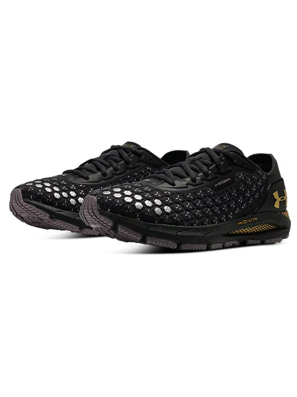 Кроссовки hovr sonic 3 storm 'black gold' Under Armour — изображение 3 из 4, черный/золотистый