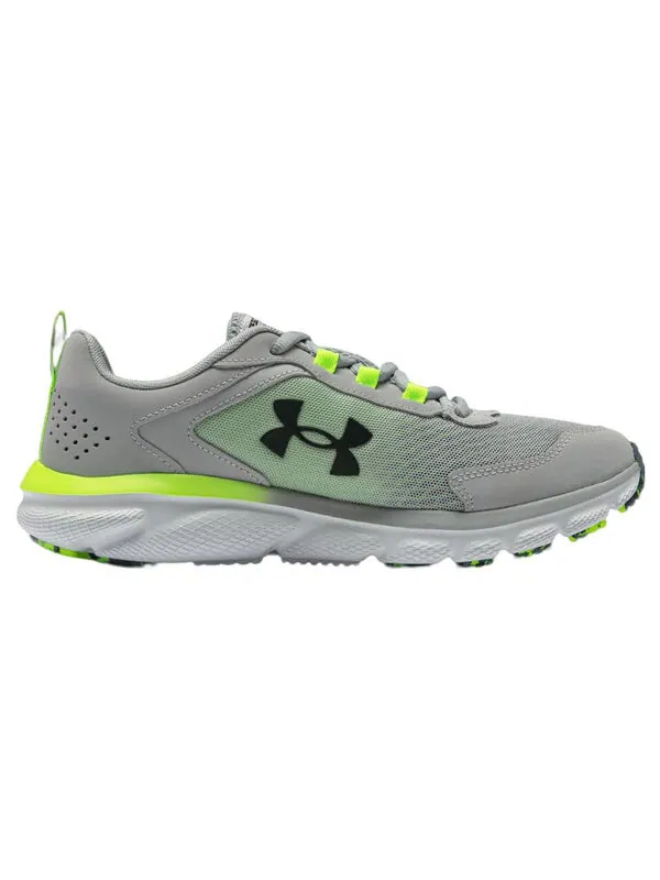 Кроссовки charged assert 9 mbl cn 'grey' Under Armour — изображение 2 из 4, серый/зеленый