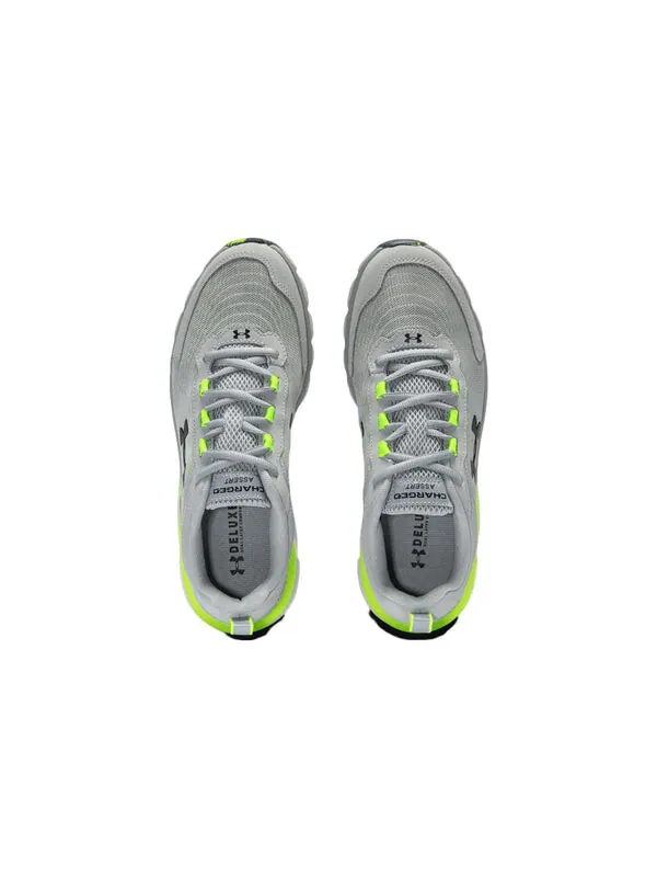 Кроссовки charged assert 9 mbl cn 'grey' Under Armour — изображение 4 из 4, серый/зеленый
