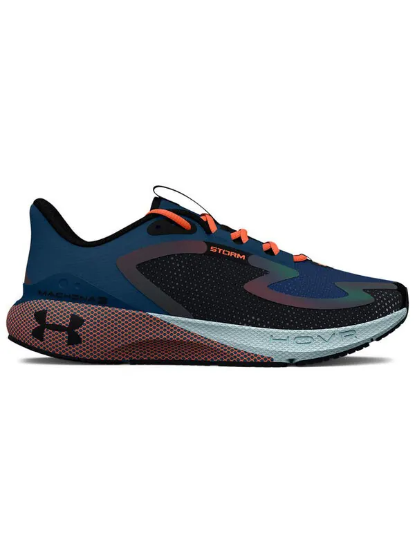 Кроссовки hovr machina 3 storm 'black petrol blue' Under Armour — изображение 2 из 4, черный/синий
