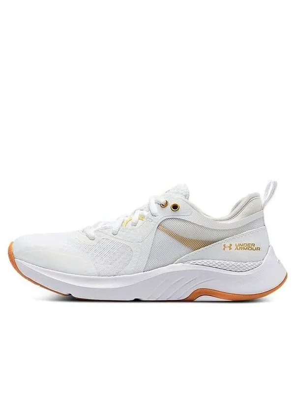 Кроссовки hovr omnia metallic 'white metallic gold luster' Under Armour — изображение 1 из 4