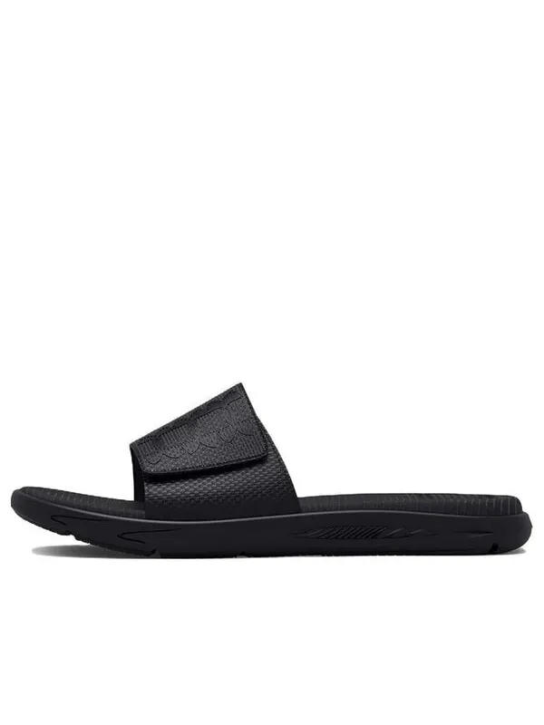 Тапочки mercenary slide 'black jet grey' Under Armour