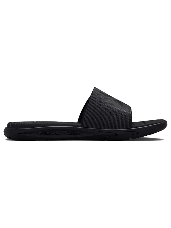 Тапочки mercenary slide 'black jet grey' Under Armour — изображение 2 из 4, черный