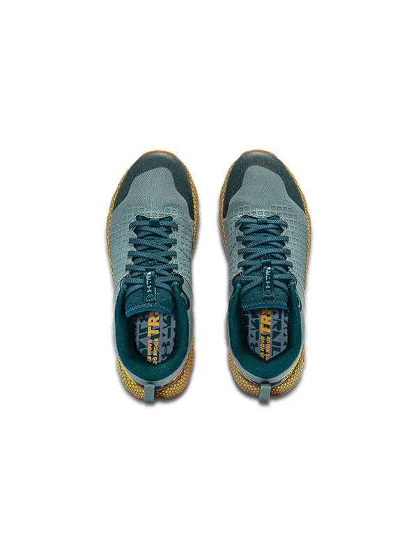 Кроссовки hovr ridge 'fresco green orange ice' Under Armour — изображение 4 из 4, зеленый/оранжевый