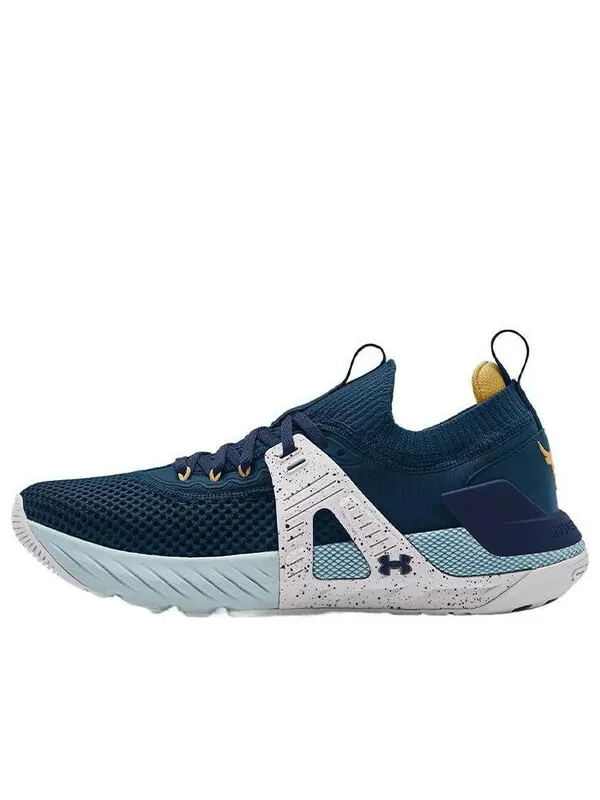 Кроссовки project rock 4 'deep sea' Under Armour — изображение 1 из 4, темно-синий/синий/серый