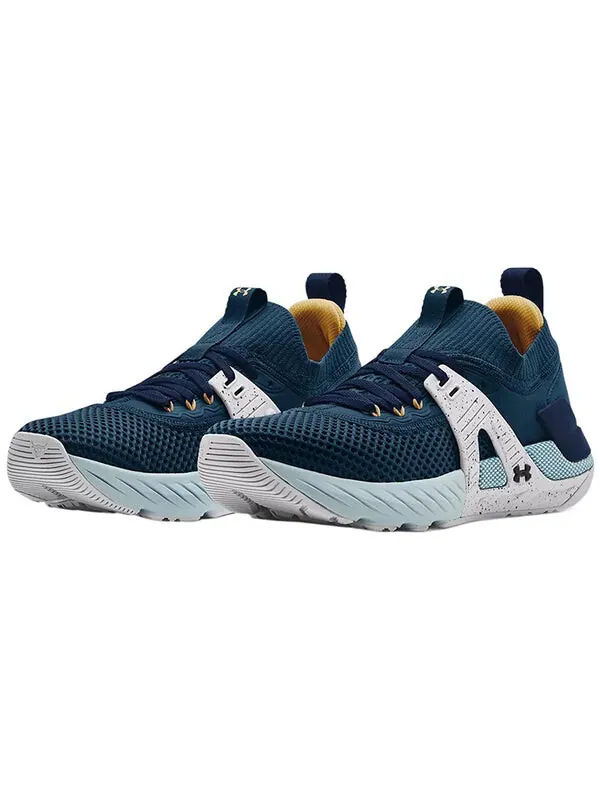 Кроссовки project rock 4 'deep sea' Under Armour — изображение 3 из 4, темно-синий/синий/серый