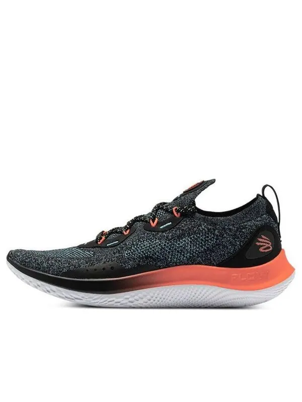 Кроссовки curry flow go 'black fresco blue' Under Armour — изображение 1 из 4, черный/оранжевый/белый