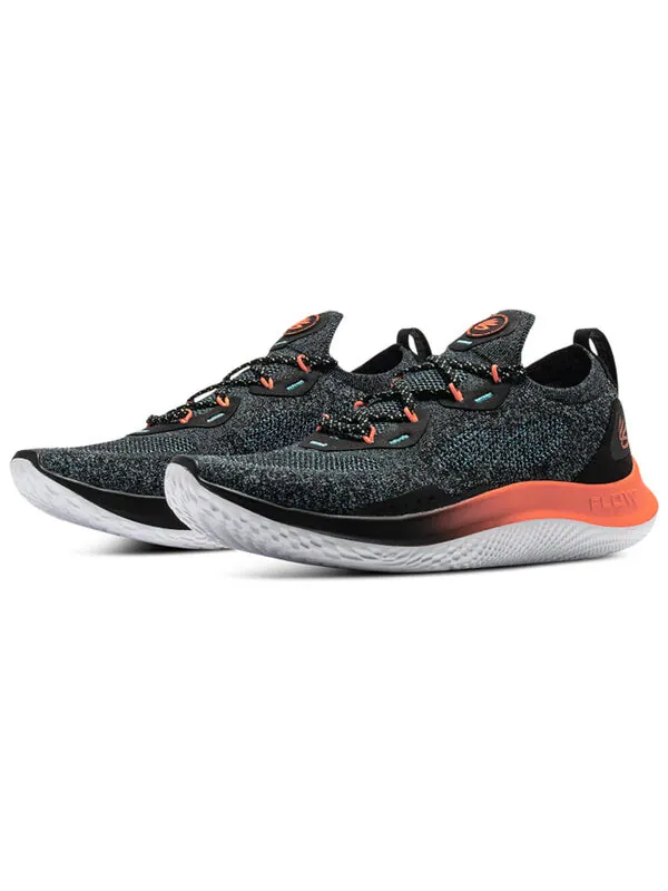 Кроссовки curry flow go 'black fresco blue' Under Armour — изображение 3 из 4, черный/оранжевый/белый