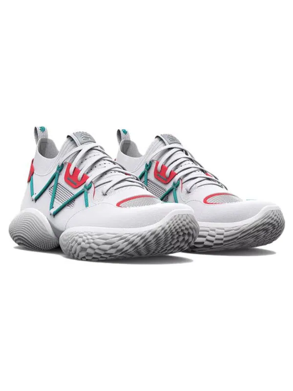 Кроссовки curry flow cozy 'white daiquiri' Under Armour — изображение 2 из 4, белый