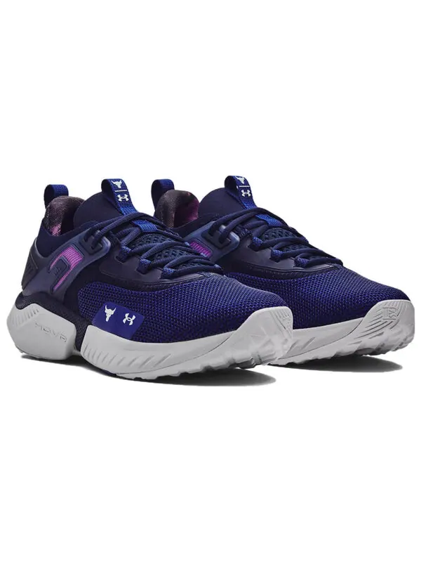 Кроссовки project rock 5 disrupt 'bauhaus blue' Under Armour — изображение 3 из 4, синий/серый/фиолетовый