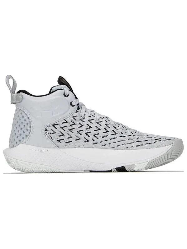 Кроссовки hovr havoc 4 clone mm 'grey white' Under Armour — изображение 2 из 4, белый