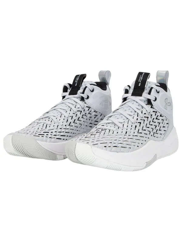 Кроссовки hovr havoc 4 clone mm 'grey white' Under Armour — изображение 3 из 4, белый