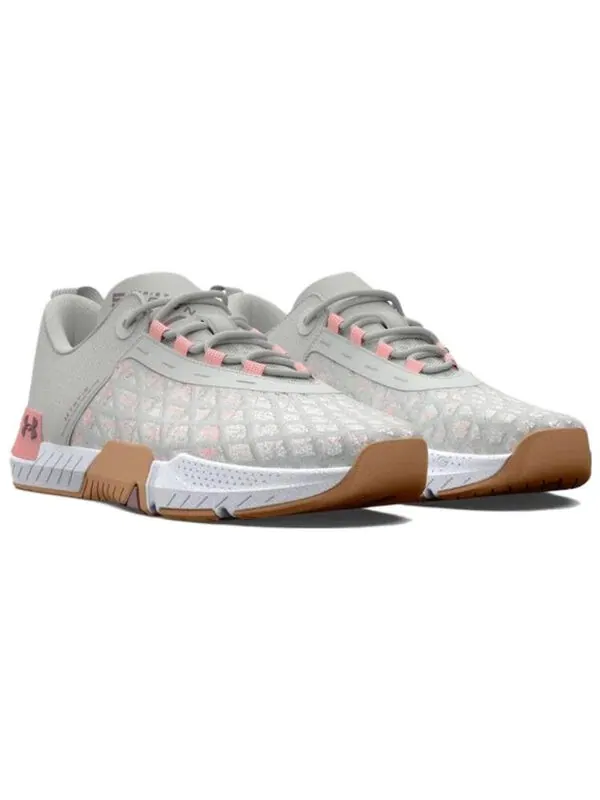 Кроссовки tribase reign 5 'white clay pink fizz' Under Armour — изображение 2 из 4, белый/розовый/фиолетовый