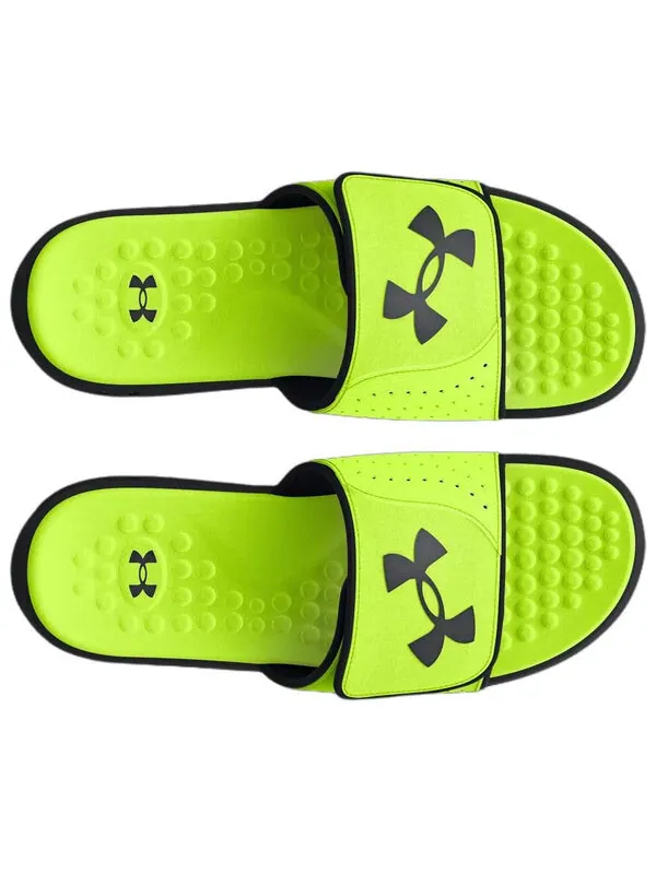Тапочки ignite pro slides 'high vis yellow' Under Armour — изображение 4 из 4, желтый/черный