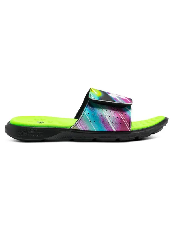 Тапочки ignite pro graphic strap slide 'holographic' Under Armour — изображение 2 из 4, черный