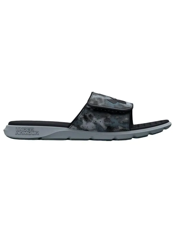 Тапочки ignite 7 graphic strap slide 'harbor blue camo' Under Armour — изображение 3 из 3, синий