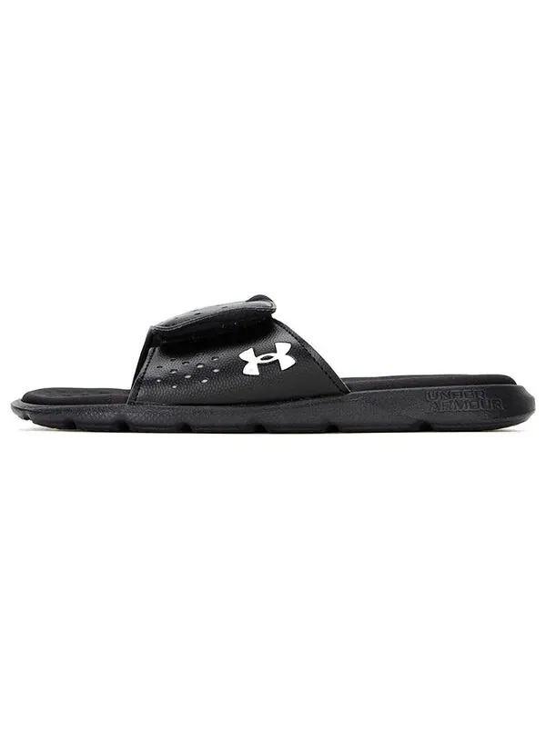 Тапочки ignite 7 slide 'black white' Under Armour — изображение 2 из 4, черный