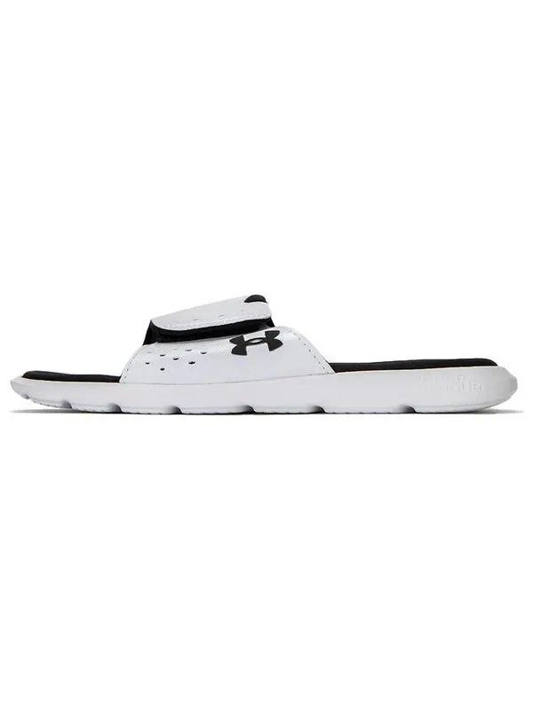 Тапочки ignite pro slide 'white black' Under Armour — изображение 2 из 4, белый