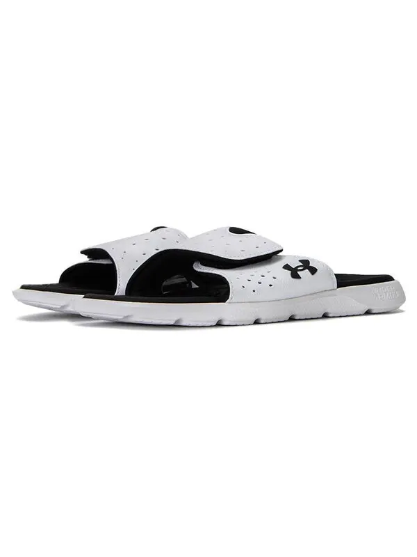 Тапочки ignite pro slide 'white black' Under Armour — изображение 4 из 4, белый
