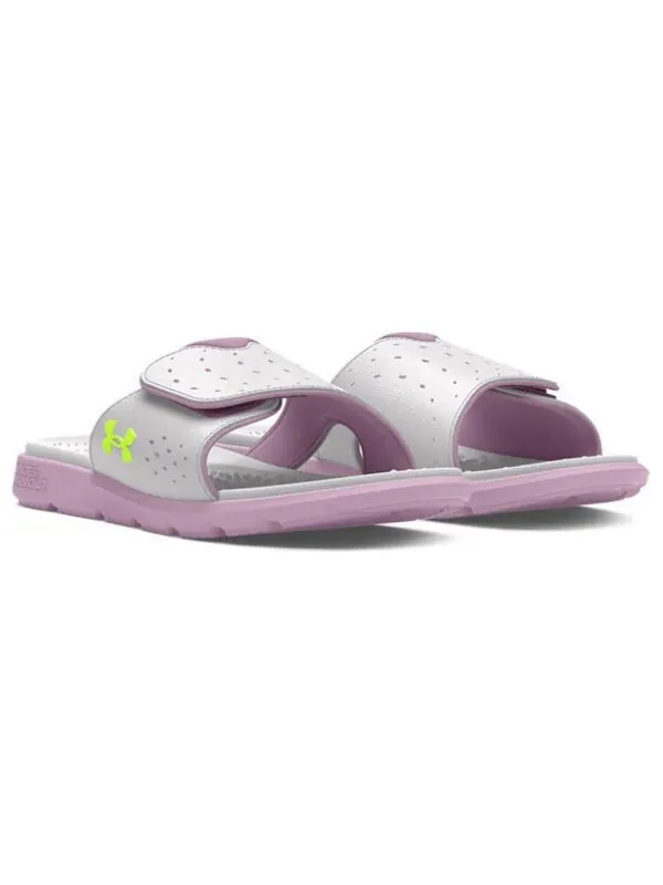Тапочки ignite 7 'white purple' Under Armour — изображение 3 из 4, белый/фиолетовый