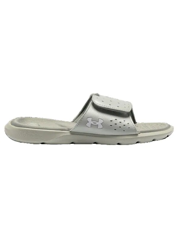 Тапочки ua ignite 7 'light grey' Under Armour — изображение 3 из 4, оливковый/зеленый