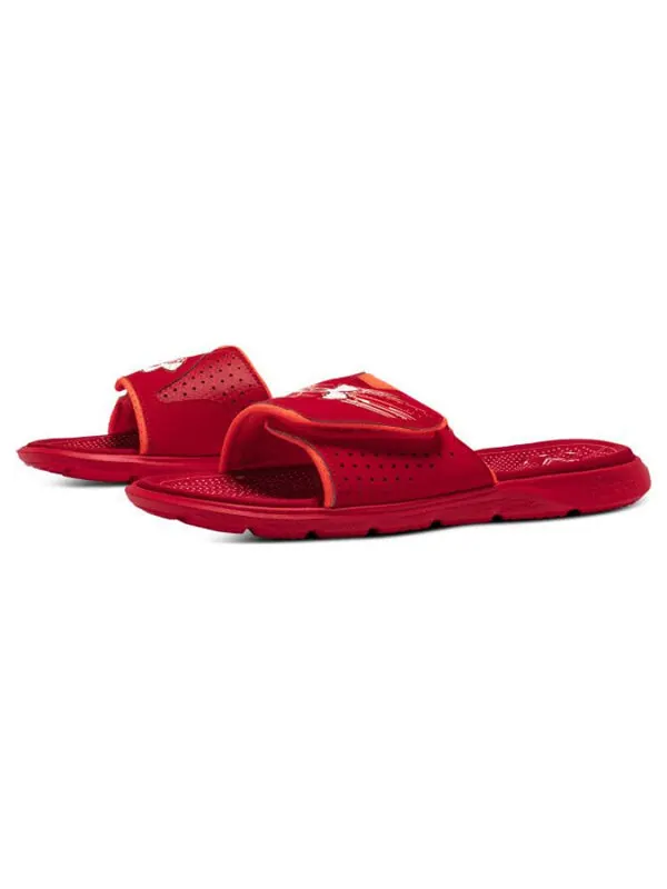 Тапочки ua mercenary 'red' Under Armour — изображение 3 из 4, красный