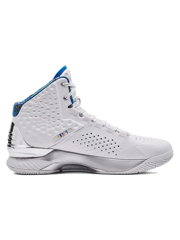 Кроссовки curry 1 'splash party' 2022 Under Armour — изображение 2 из 4, белый/синий