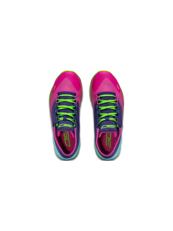 Кроссовки curry 2 retro 'northern lights' 2022 Under Armour — изображение 4 из 4, розовый/фиолетовый/синий