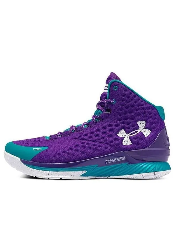 Кроссовки curry 1 retro 'father to son' 2022 Under Armour — изображение 1 из 4, фиолетовый//белый