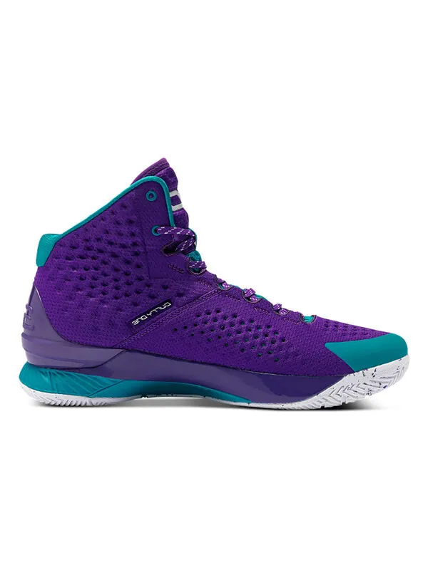 Кроссовки curry 1 retro 'father to son' 2022 Under Armour — изображение 2 из 4, фиолетовый//белый