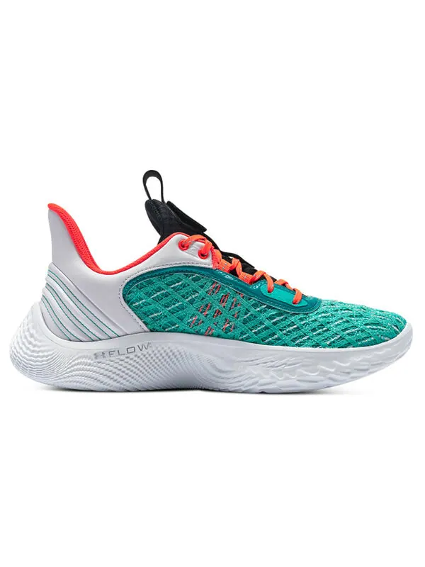 Кроссовки curry flow 9 'white neptune' Under Armour — изображение 2 из 4, белый