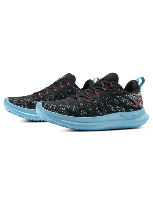 Кроссовки velociti 3 'black sky blue' Under Armour — изображение 4 из 4, черный/синий/красный