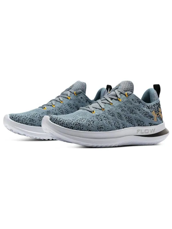 Кроссовки flow velociti 3 'blue granite tahoe gold' Under Armour — изображение 3 из 4, синий/черный/золотистый
