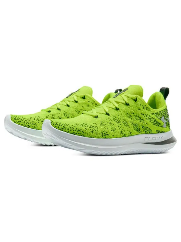 Кроссовки velociti 3 'high vis yellow anthracite' Under Armour — изображение 4 из 4, желтый//белый
