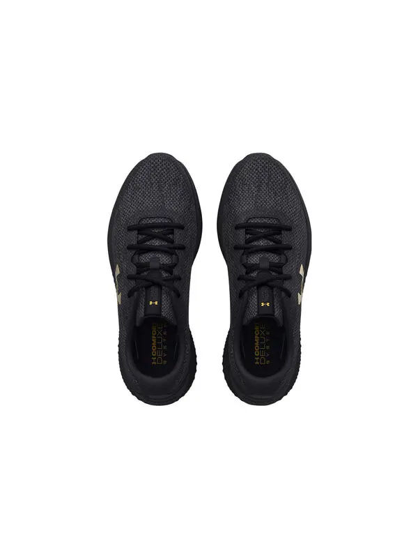 Кроссовки charged rogue 3 'black metallic gold' Under Armour — изображение 4 из 4, черный/золотистый