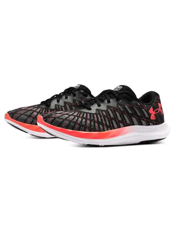Кроссовки charged breeze 2 'black orange' Under Armour — изображение 3 из 4, черный/оранжевый