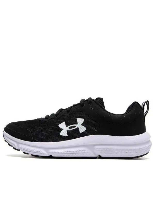 Кроссовки charged assert 10 'black and white' Under Armour — изображение 1 из 4, черный/белый