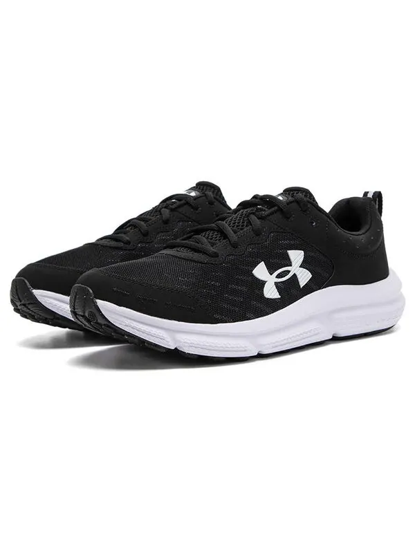 Кроссовки charged assert 10 'black and white' Under Armour — изображение 4 из 4, черный/белый